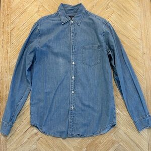 J. Crew Mercantile Denim Lightweight Shirt Small